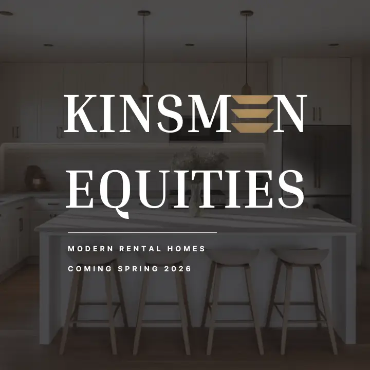 about kinsmen equities image showing logo